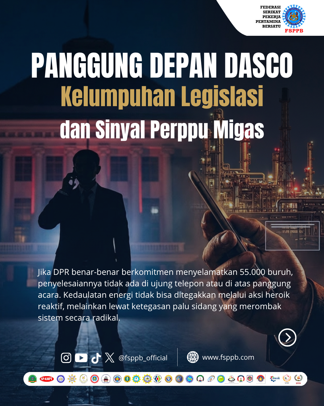 Panggung Depan Dasco, Kelumpuhan Legislasi, dan Sinyal Perppu Migas