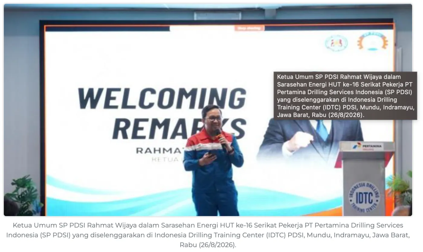 SP PDSI Tekankan Pertamina Drilling Jadi Pusat Kompetensi Pengeboran