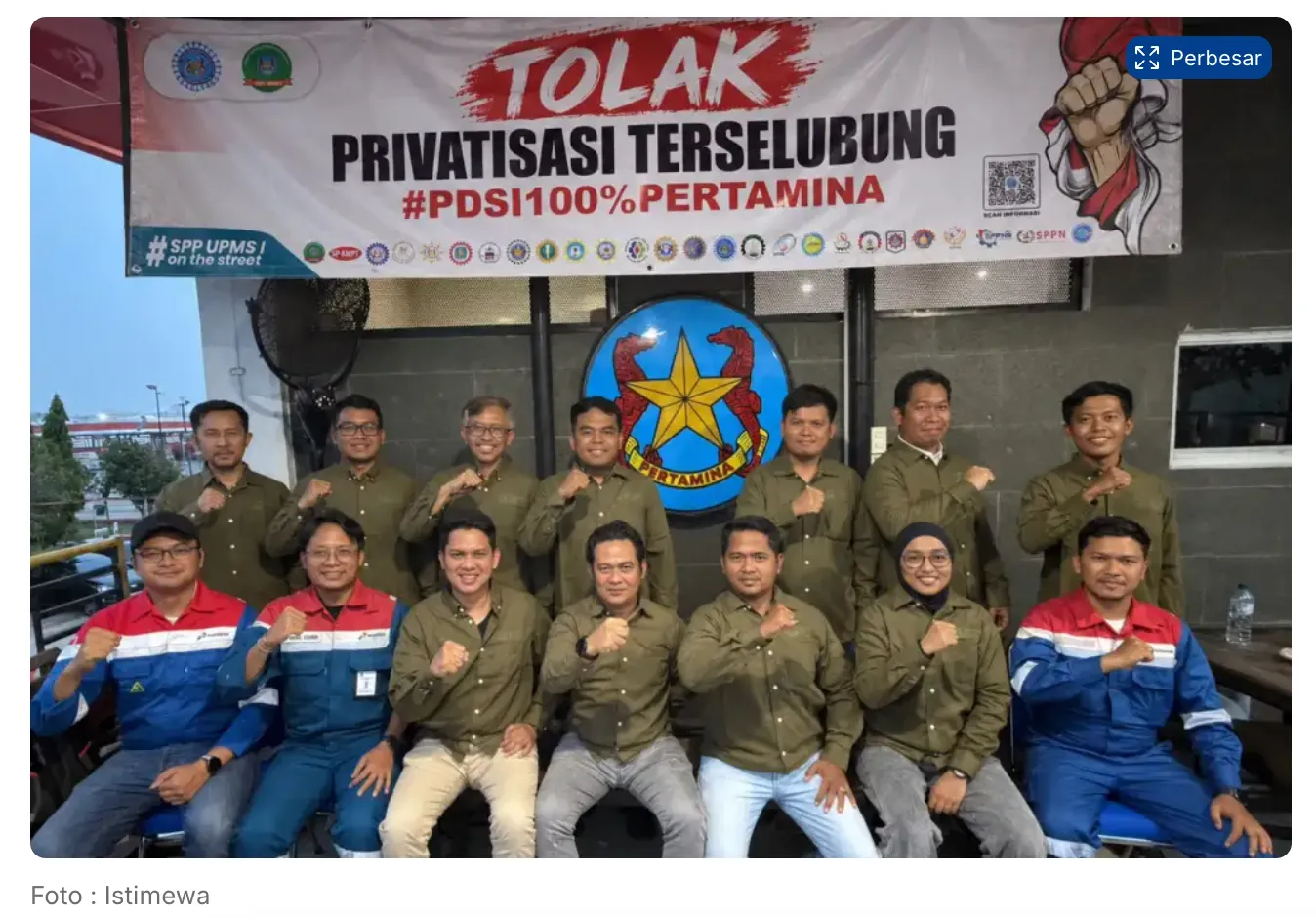 Serikat Pekerja Pertamina UPMS I Medan Tegas Tolak Streamlining PDSI ke Elnusa